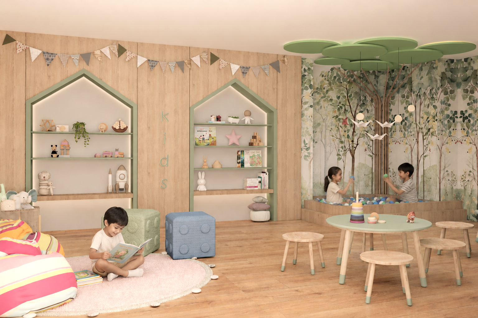 Zona infantil del condominio